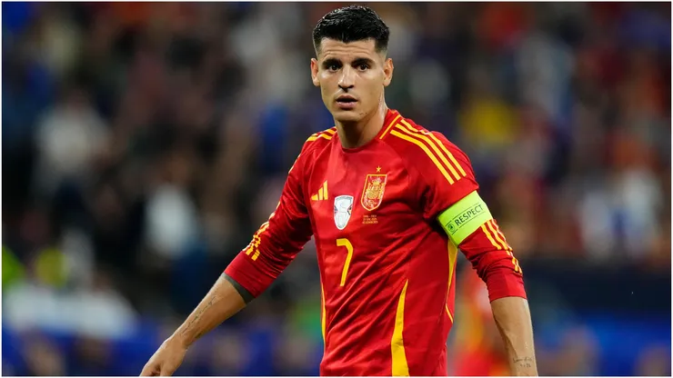 Alvaro Morata of Spain