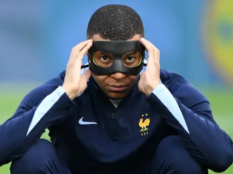 Why is Kylian Mbappe playing with a mask for France vs Belgium in Euro 2024?