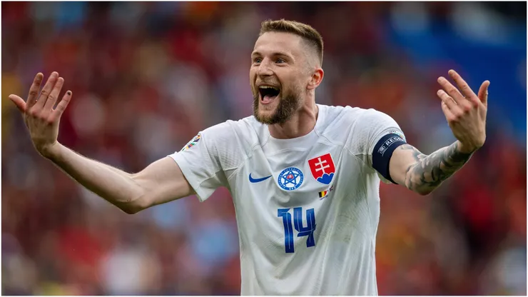 Milan Skriniar of Slavakia