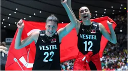 Ilkin Aydin and Elif Sahin of Turkey