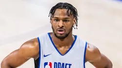 Bronny James during the 2024 NBA, Basketball Herren, USA Draft Combine on May 14, 2024 in Chicago.