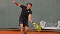 Diego Forlan playing Tennis
