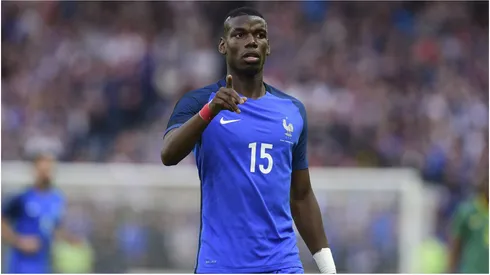 Paul Pogba in a game with France