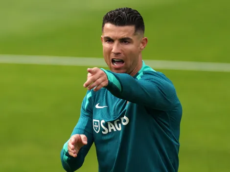 Video: Portugal player tackles pitch invader who tried to greet Cristiano Ronaldo