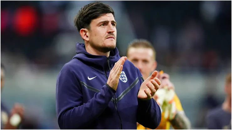 Harry Maguire. of England