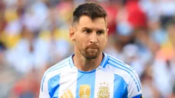 Lionel Messi #10 of Argentina looks on during the second half in the game against Ecuador at Soldier Field on June 09, 2024 in Chicago, Illinois.