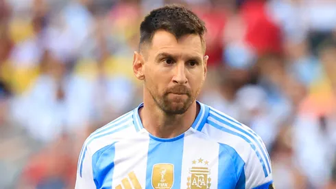 Lionel Messi #10 of Argentina looks on during the second half in the game against Ecuador at Soldier Field on June 09, 2024 in Chicago, Illinois.