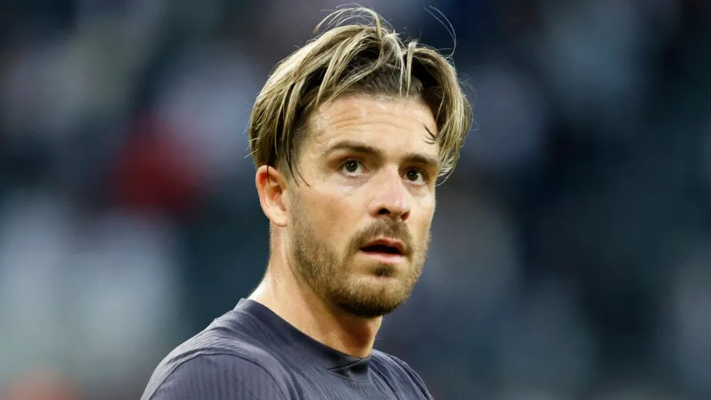 Jack Grealish in action for the England national team.