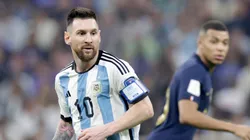 Lionel Messi during the 2022 World Cup final.