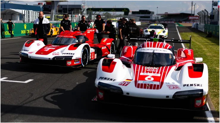 Porsche Penske Motorsport team during the 2024 24 Hours of Le Mans