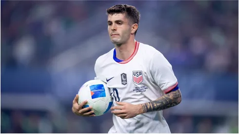 Christian Pulisic in action for the USMNT.