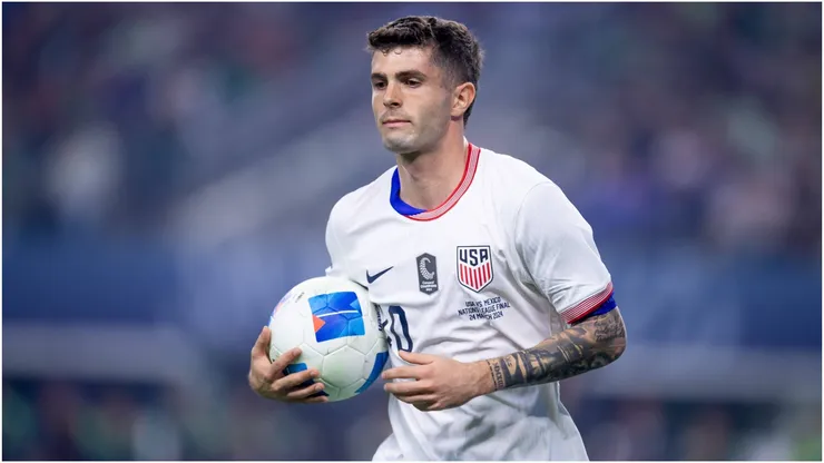 Christian Pulisic in action for the USMNT.