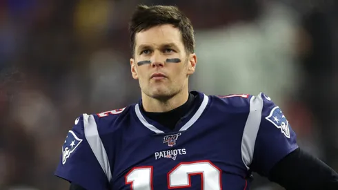 Tom Brady during his last season with the New England Patriots