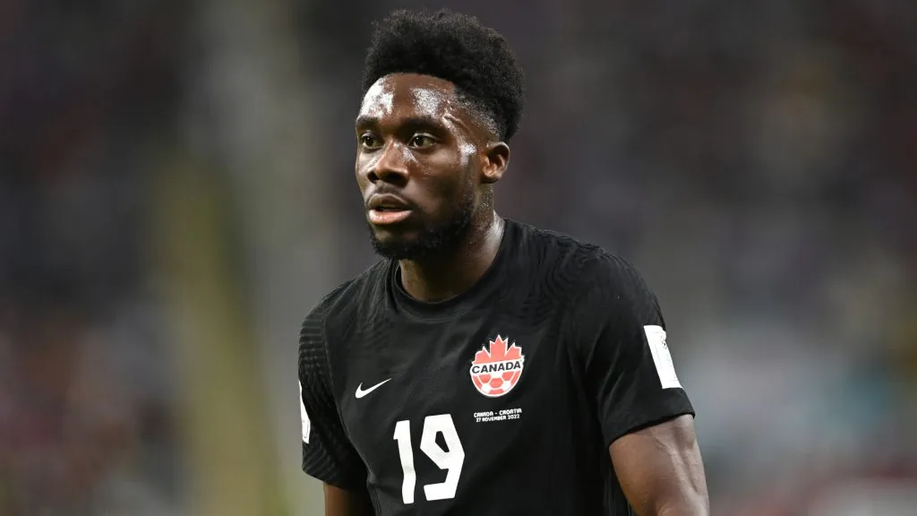 Alphonso Davies, left back of Canada