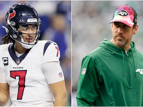 CJ Stroud throws shade at Aaron Rodgers