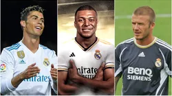 Ronaldo, Mbappe and Beckham.