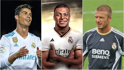 Ronaldo, Mbappe and Beckham.