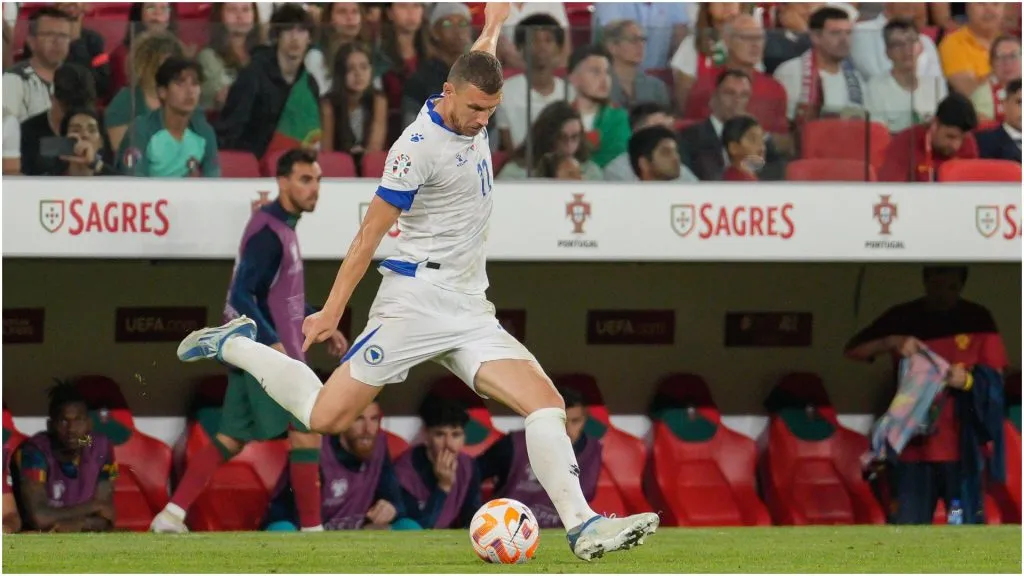 Edin Dzeko from Bosnia and Herzegovina – IMAGO / ZUMA Wire