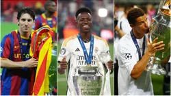 Messi, Vinicius, and Ronaldo.