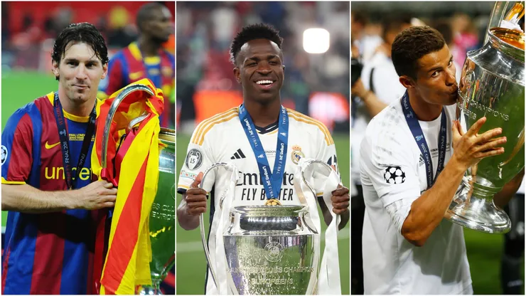 Messi, Vinicius, and Ronaldo.