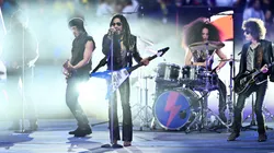 Lenny Kravitz at the 2024 Champions League final at Wembley