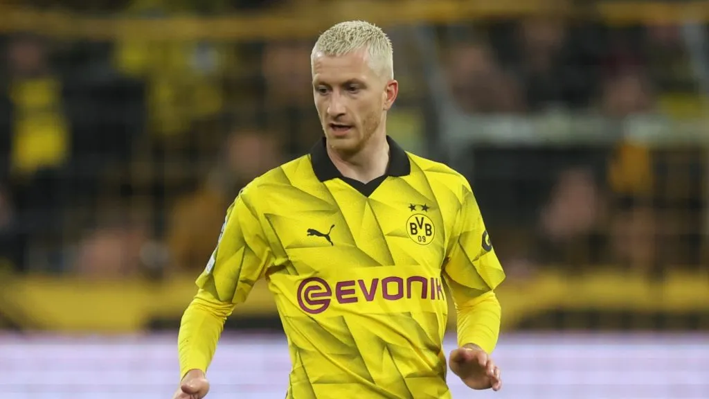 Marco Reus in action for Dortmund.