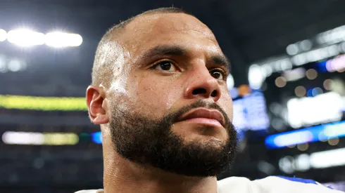 Dak Prescott quarterback of the Dallas Cowboys