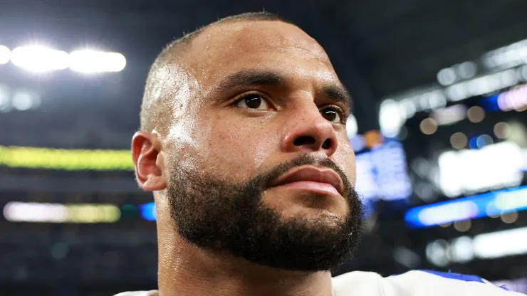 Dak Prescott quarterback of the Dallas Cowboys