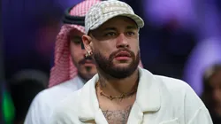 Neymar of Al Hilal during the Saudi Pro League match between Al-Hilal and Al-Raed at Kingdom Arena on February 18, 2024 in Riyadh, Saudi Arabia.