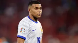 Kylian Mbappe of France looks on during the UEFA EURO 2024 Semi-Final match between Spain and France.