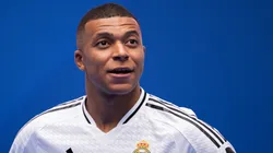 Real Madrid new signing, Kylian Mbappe is unveiled at Estadio Santiago Bernabeu