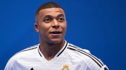 Real Madrid new signing, Kylian Mbappe is unveiled at Estadio Santiago Bernabeu
