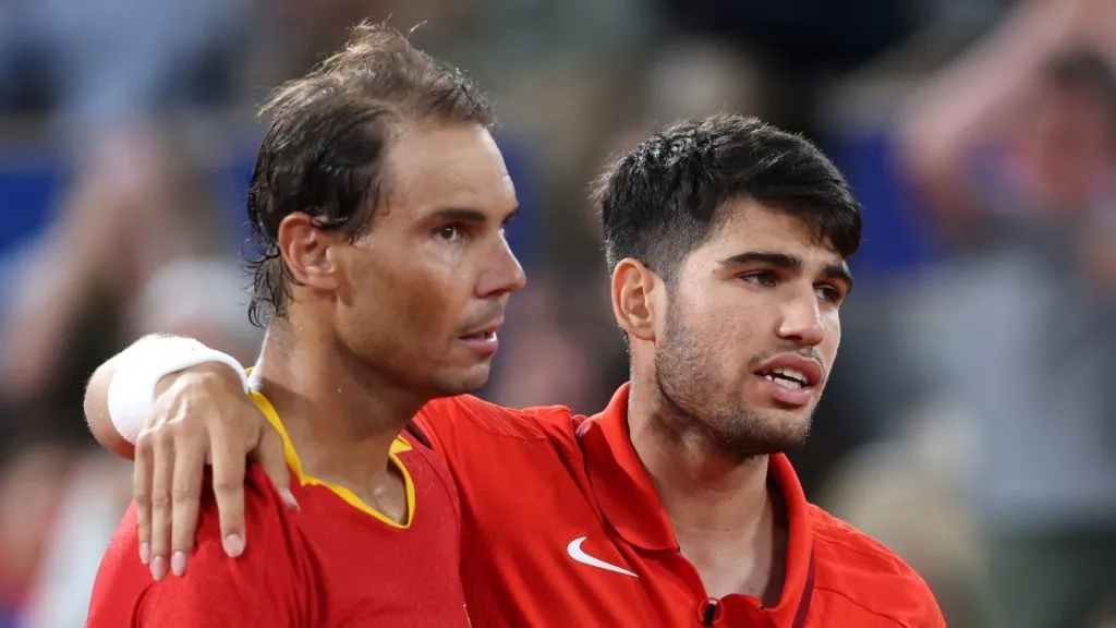 Rafael Nadal and Carlos Alcaraz played together for Spain at the Paris 2024 Olympic Games