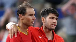 Spanish stars Rafael Nadal and Carlos Alcaraz