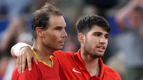 Spanish stars Rafael Nadal and Carlos Alcaraz