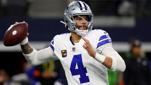 Dak Prescott quarterback of the Dallas Cowboys