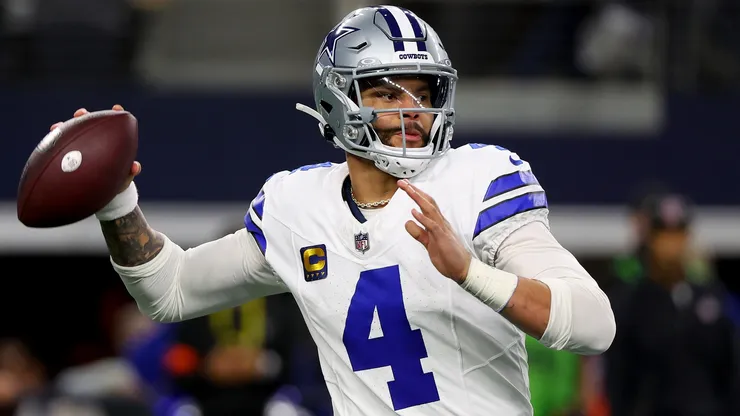 Dak Prescott quarterback of the Dallas Cowboys