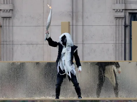 Who was the masked man in the Paris 2024 Olympics opening ceremony?