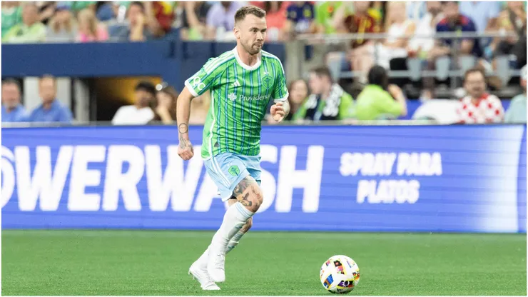 Seattle Sounders player Albert Rusnak