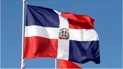 The flag of the Dominican Republic