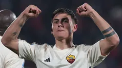 Paulo Dybala of AS Roma celebrates after scoring the team's third goal during the Serie A TIM match between AC Monza and AS Roma