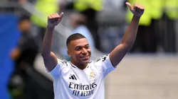 Real Madrid new signing, Kylian Mbappe is unveiled at Estadio Santiago Bernabeu