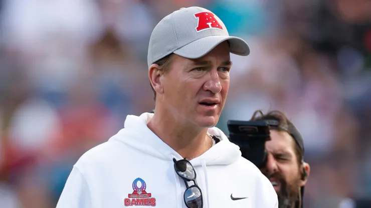 Peyton Manning during the 2024 Pro Bowl games