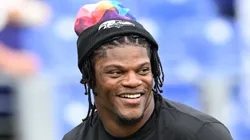 Lamar Jackson quarterback of the Baltimore Ravens