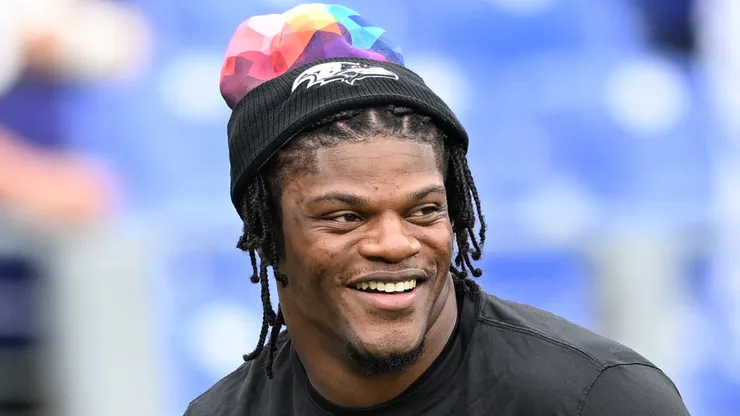 Lamar Jackson quarterback of the Baltimore Ravens