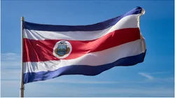 The flag of Costa Rica