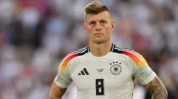 Toni Kroos (8) of Germany looking dejected and disappointed after losing a soccer game between the national teams of Spain and Germany.