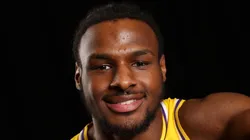 Bronny James of the Los Angeles Lakers