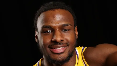 Bronny James of the Los Angeles Lakers