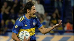 Edinson Cavani of Boca Juniors